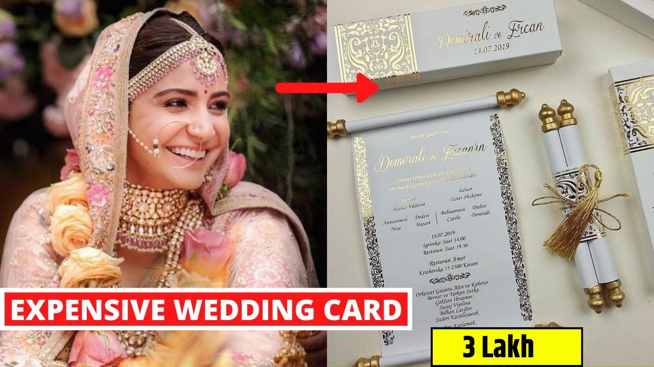 World's Most Expensive Wedding Card